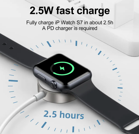 SiGN Magnetic USB-C Charger for Apple Watch, 2.5W, 1.2m - White