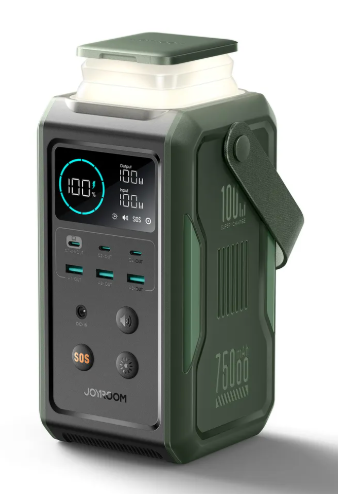 Joyroom Powerbank Super Large Capcacity 75000 mAh, 100W with retractable light