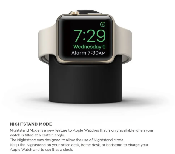 Bordsställ för Apple watch - Svart