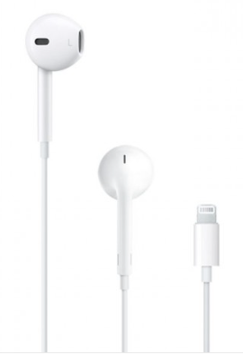 Hörlurar till iPhone med Lightningkontakt