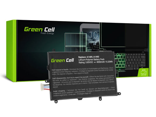Grön Cell batteri SP4073B3H för Samsung Galaxy Tab