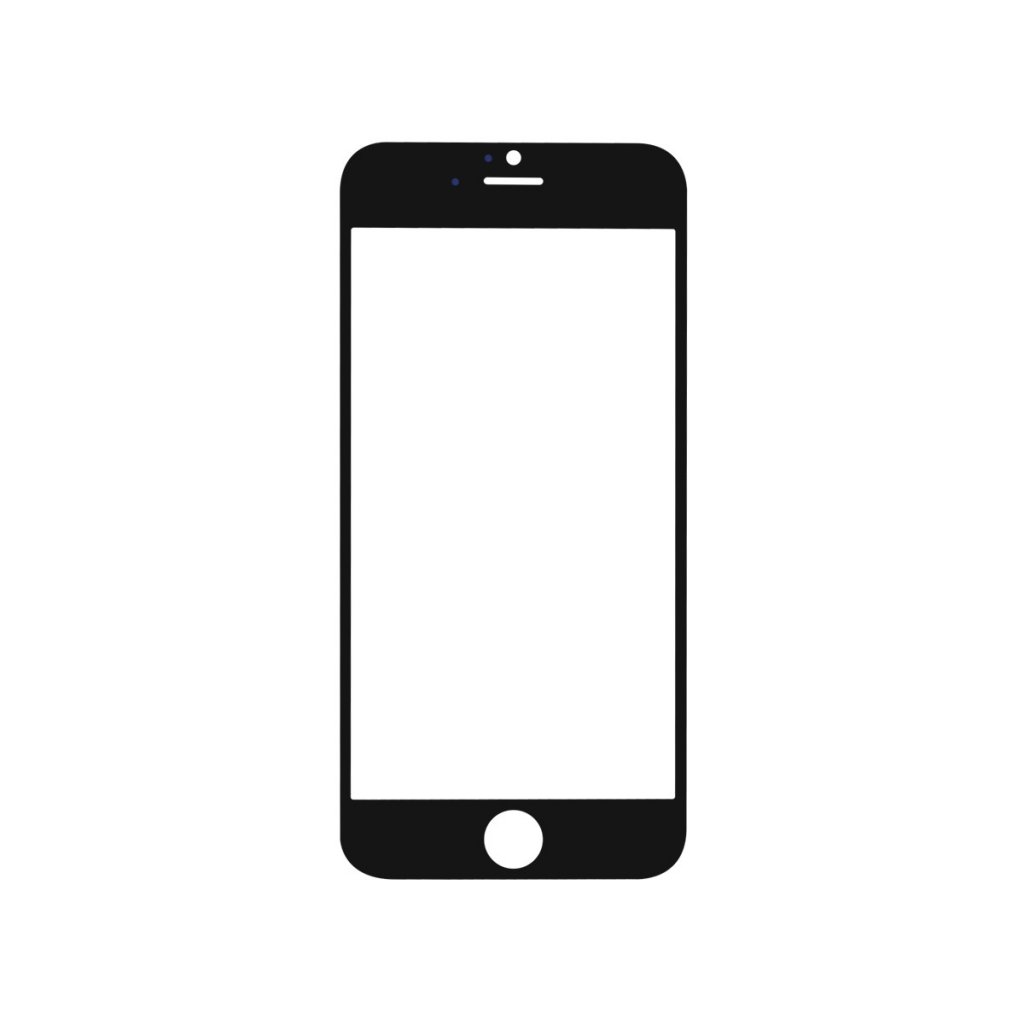 IPhone 7 Glass – svart