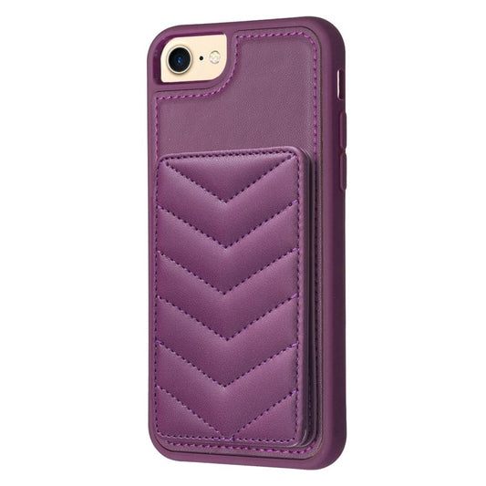 iPhone 6/6s/7/8/SE 2020/2022 Case with Stand - Dark Purple