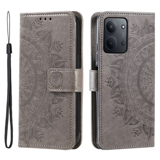 Xiaomi Redmi 15C 5G / 15C 4G fodral with kortfack - grå
