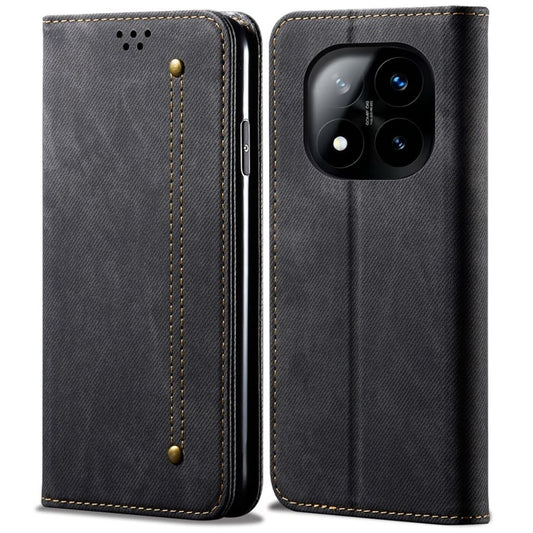 Xiaomi Redmi Note 14 Pro 5G Denim plånboksfodral – svart