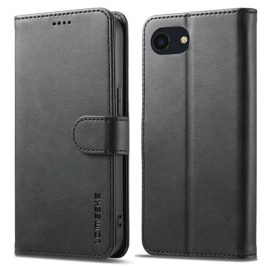 LC.IMEEKE iPhone 16e plånboksfodral - svart