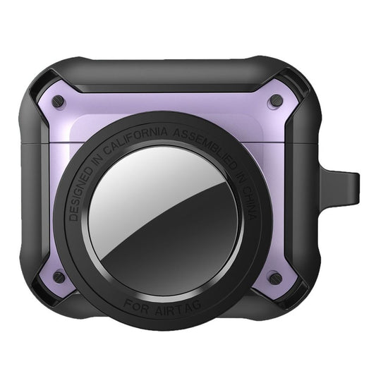 Apple AirPods 3 and AirTag combined Case - Purple