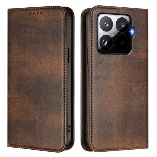 Xiaomi 15T Pro fodral with stativ – brun