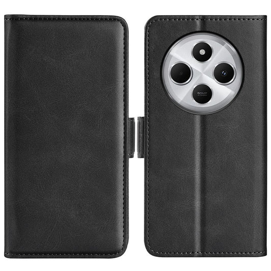 Xiaomi Redmi 14C / 14R / POCO C75 plånboksfodral – svart