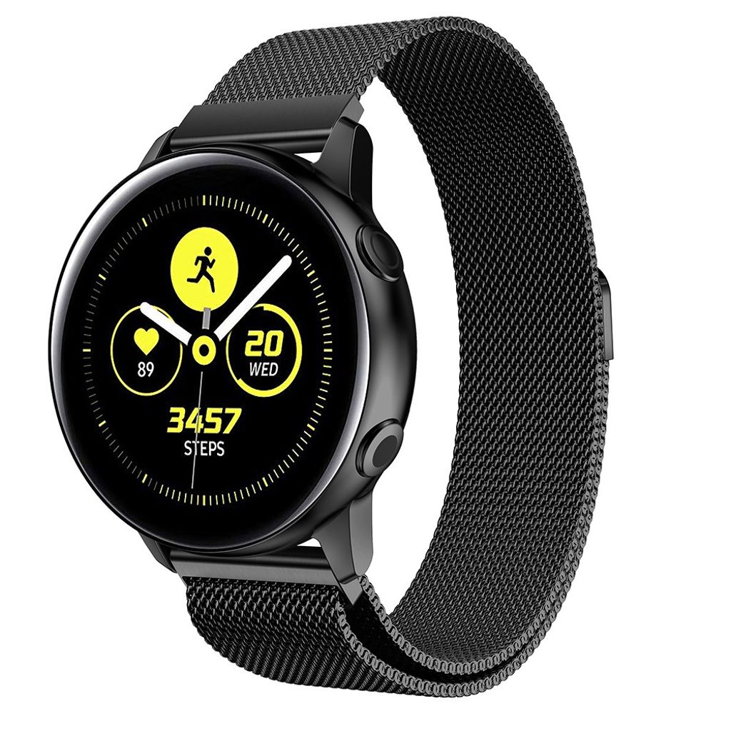 Samsung Galaxy Watch Active  Milanese Watch Strap - Black