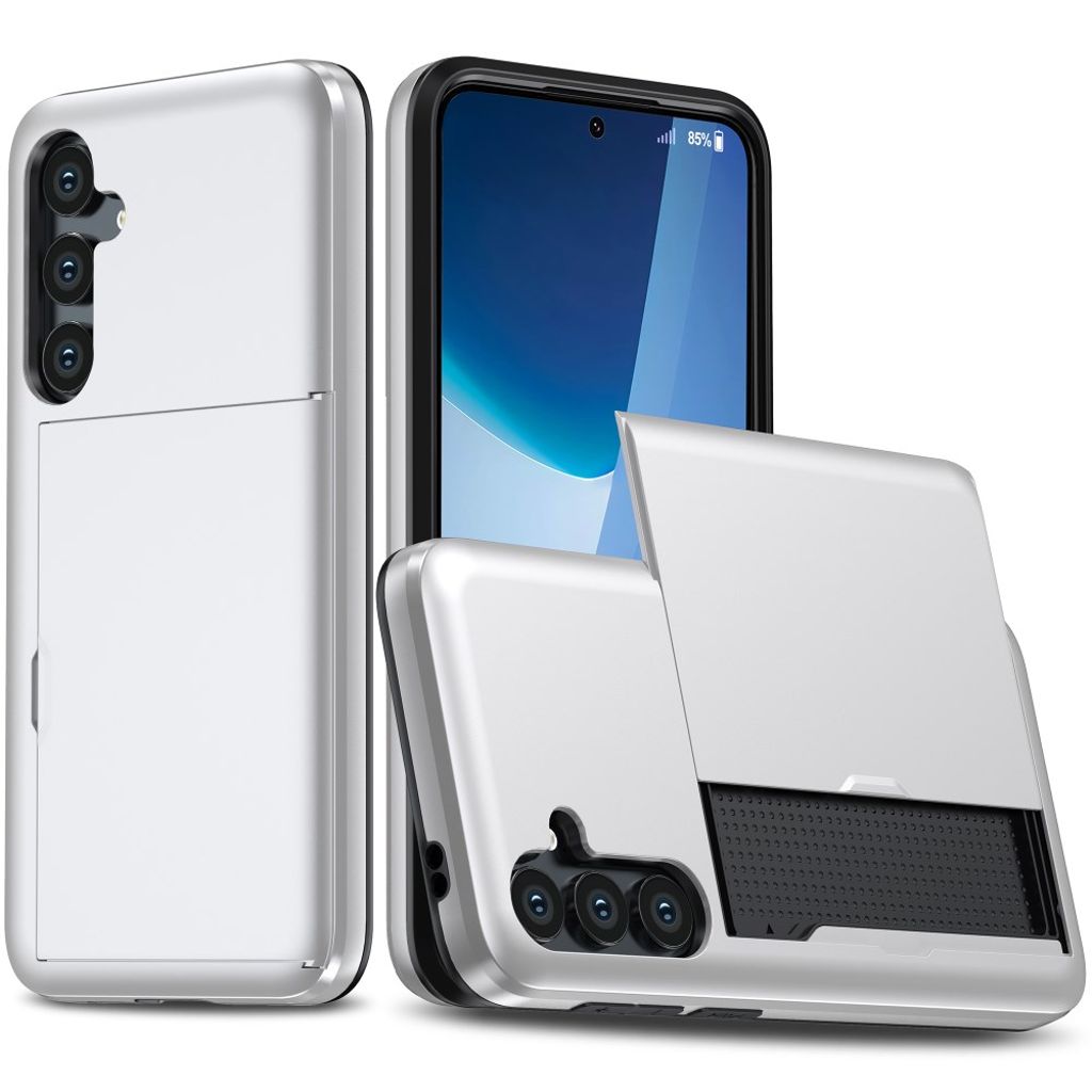 Samsung Galaxy S25 FE Case with Card slot - White