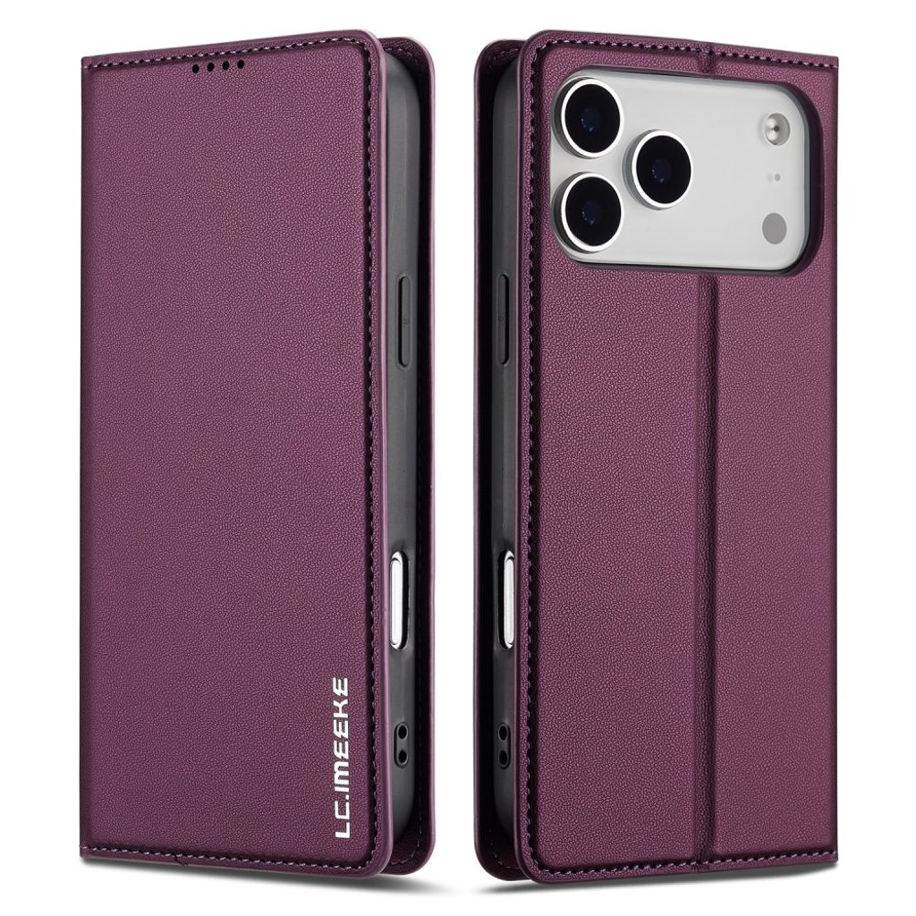 LC.IMEEKE iPhone 17 Pro Wallet Fodral - Purple