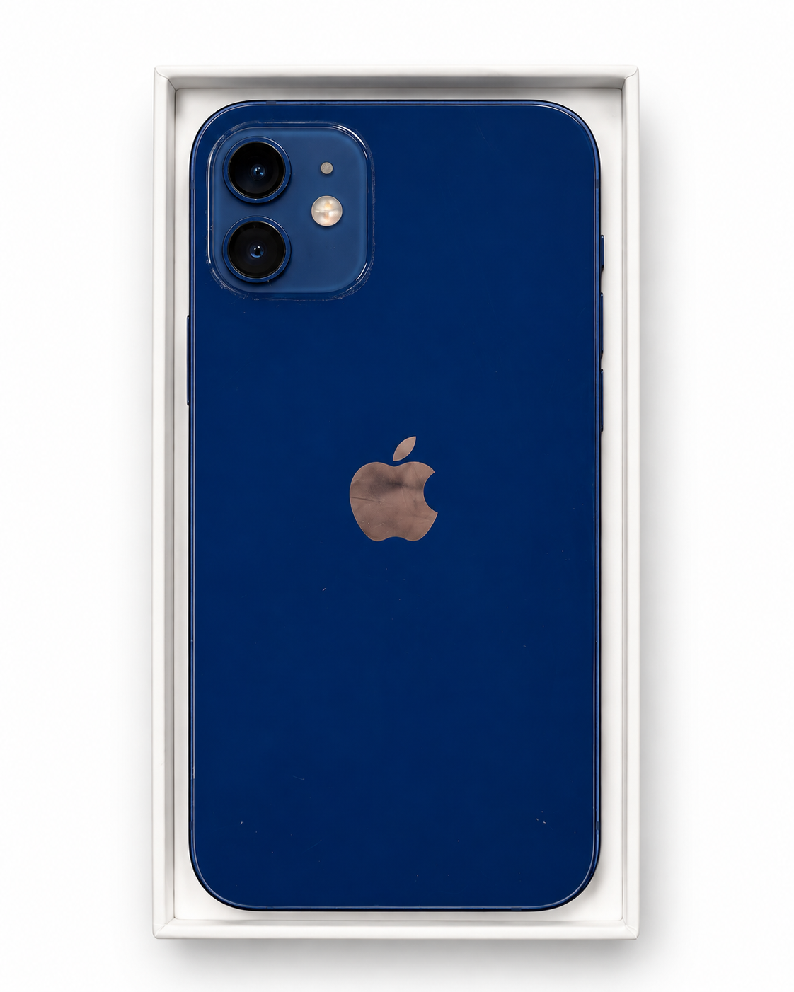 Apple iPhone 12 blå – baksida studiofoto