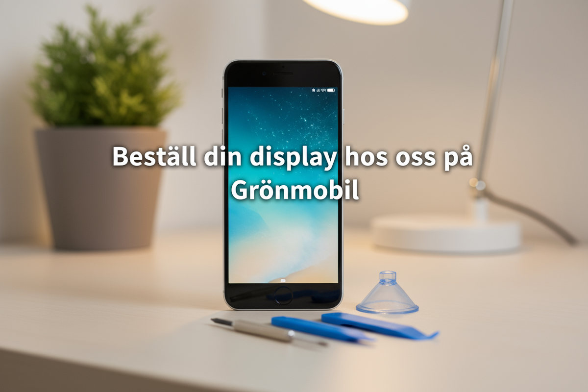 jag gillar bilden men den är felstavad, skriv istället: beställ din display hos oss på grönmobil
