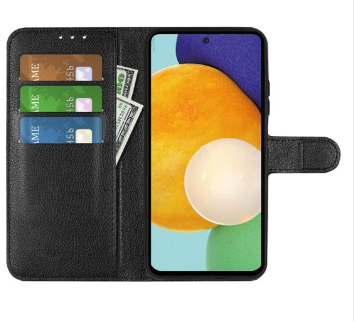 Samsung Galaxy A13 4G Plånboksfodral med Stativ - Svart