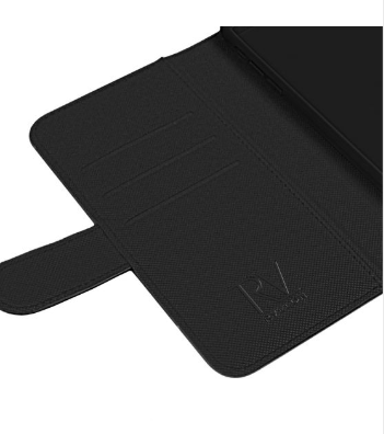 iPhone X/XS Plånboksfodral Magnet Rvelon - Svart