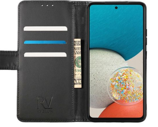 Samsung A53 5G Plånboksfodral Magnet Rvelon - Svart
